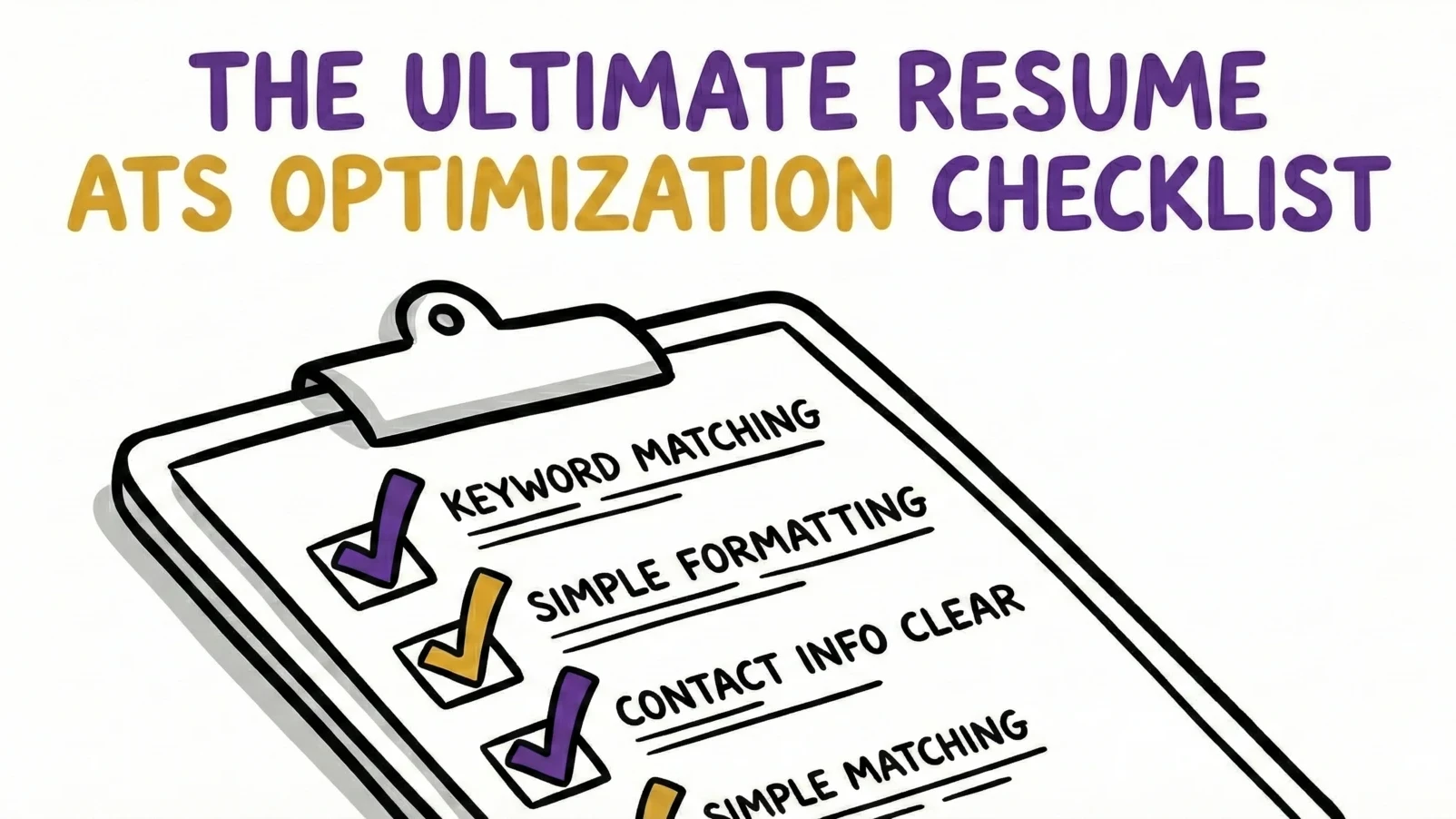 The Ultimate Resume ATS Optimization Checklist