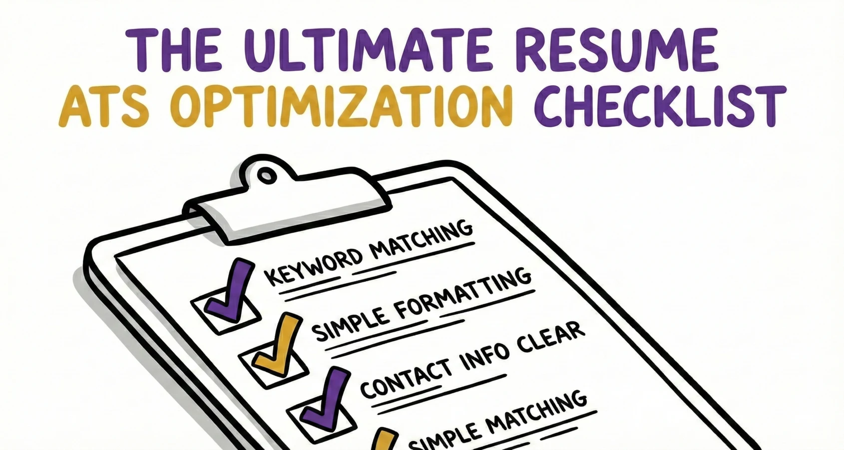 The Ultimate CV ATS Optimisation Checklist